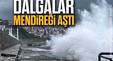 Dalgalar mendireği aştı