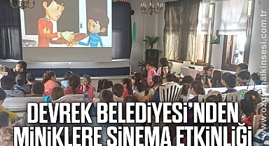 Devrek Belediyesi’nden miniklere sinema etkinliği