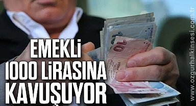 Emekli 1000 Lirasına Kavuşuyor