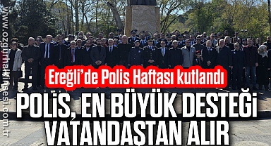Ereğli’de Polis Haftası kutlandı