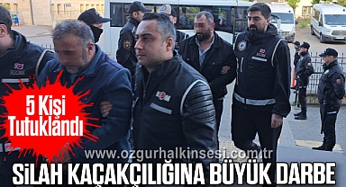 Ereğli'de Silah Kaçakçılığına Büyük Darbe: 5 Kişi Tutuklandı