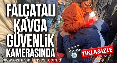 Falçatalı kavga güvenlik kamerasında