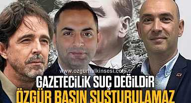 Gazetecilik suç değildir, Özgür basın susturulamaz