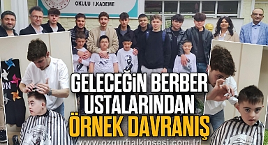 GELECEĞİN BERBER USTALARINDAN ÖRNEK DAVRANIŞ
