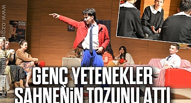 Genç yetenekler sahnenin tozunu attı