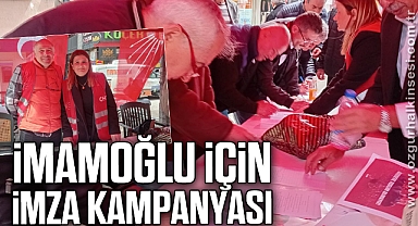 İmamoğlu İçin İmza Kampanyası