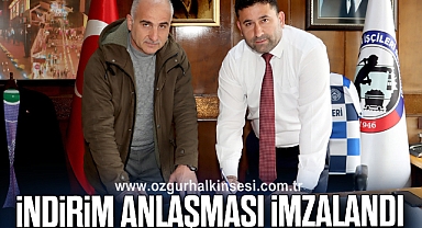 İNDİRİM ANLAŞMASI İMZALANDI
