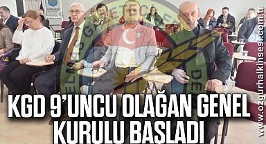 KGD 9’uncu olağan Genel Kurulu başladı