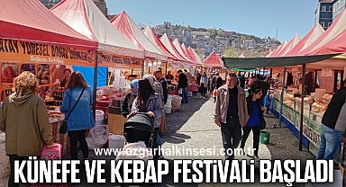 Künefe ve Kebap Festivali Başladı