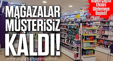 Mağazalar Müşterisiz Kaldı!