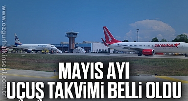 Mayıs Ayı Uçuş Takvimi Belli Oldu