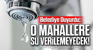 O Mahallere Su Verilemeyecek!