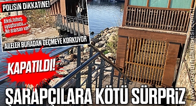 ŞARAPÇILARA KÖTÜ SÜRPRİZ