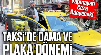 Taksi'de Dama ve Plaka Dönemi