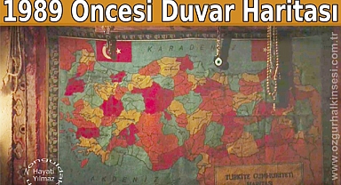 TÜRKİYE DUVAR HARİTASI