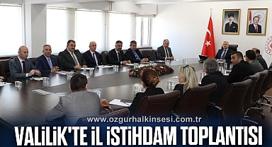 Valilik'te İl İstihdam Toplantısı