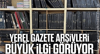 YEREL GAZETELER VE KENT ARŞİVLERİ BÜYÜK İLGİ GÖRÜYOR
