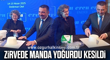 Zirvede Manda Yoğurdu Kesildi