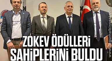 ZOKEV ÖDÜLLERİ SAHİPLERİNİ BULDU