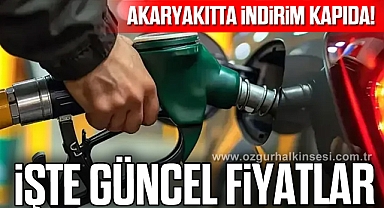 Akaryakıtta indirim kapıda!