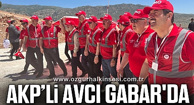AKP'li Avcı Gabar'da