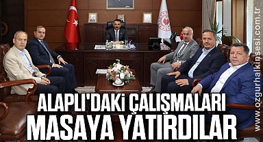 Alaplı'daki Çalışmaları Masaya Yatırdılar