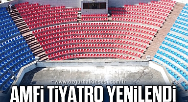 Amfi tiyatro yenilendi