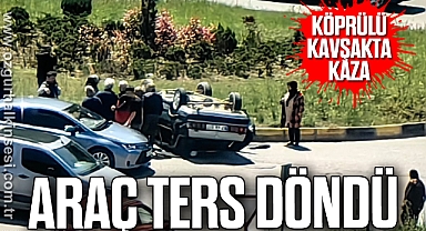 ARAÇ TERS DÖNDÜ