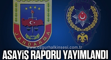 Asayiş Raporu Yayımlandı