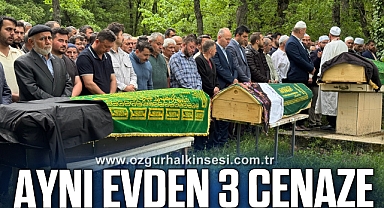 Aynı evden 3 cenaze