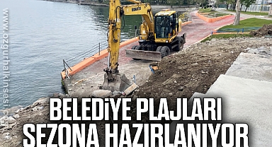 BELEDİYE PLAJLARI SEZONA HAZIRLANIYOR