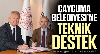 Çaycuma Belediyesine teknik destek