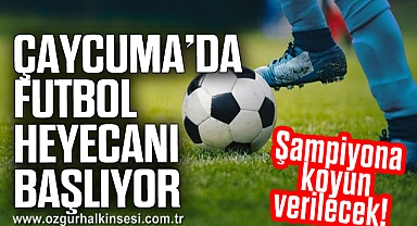 Çaycuma’da futbol heyecanı başlıyor