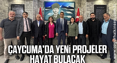 Çaycuma'da yeni projeler hayat bulacak