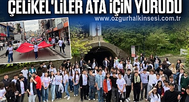 Çelikel'liler Ata İçin Yürüdü