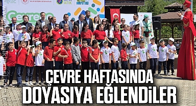 Çevre Haftasında Doyasıya Eğlendiler