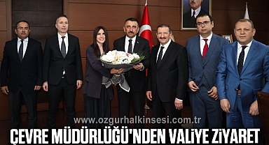 Çevre Müdürlüğü'nden Valiye Ziyaret