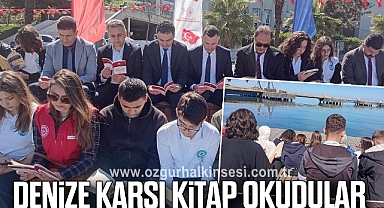Denize Karşı Kitap Okudular