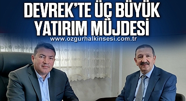 DEVREK’TE ÜÇ BÜYÜK YATIRIM MÜJDESİ!