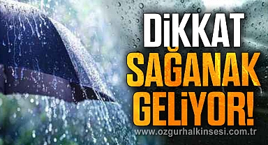 Dikkat Sağanak Geliyor!