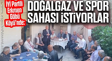 Doğalgaz ve Spor Sahası İstiyorlar