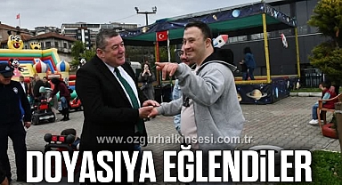 DOYASIYA EĞLENDİLER