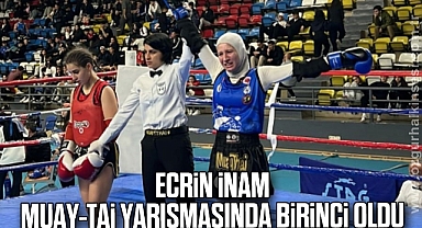Ecrin İnam Muay-Tai yarışmasında birinci oldu