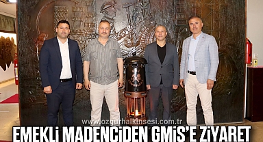 Emekli madenciden GMİS’e ziyaret