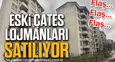 ÇATES Lojmanları Satılıyor