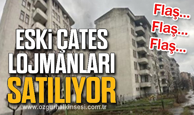ÇATES Lojmanları Satılıyor 