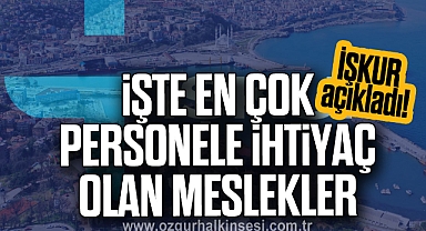 İşte en çok personele ihtiyaç olan meslekler