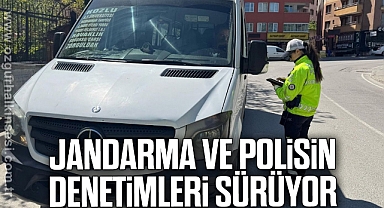 Jandarma ve polisin denetimleri sürüyor