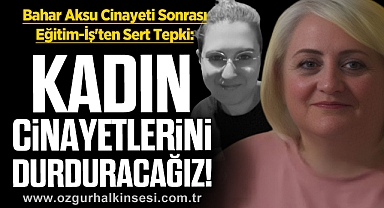 “Kadın Cinayetlerini Durduracağız!”