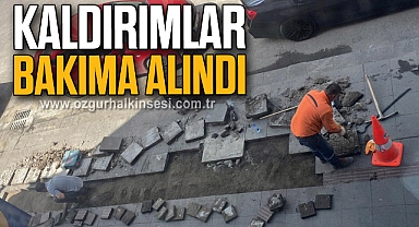 KALDIRIMLAR BAKIMA ALINDI